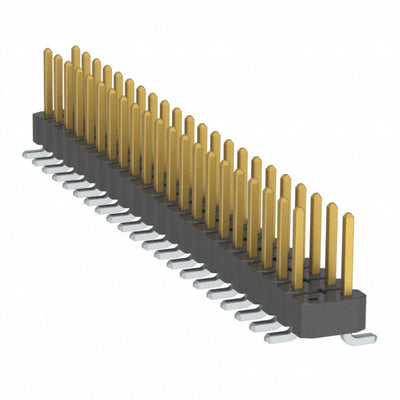 TSM-122-01-L-DV-001 by Samtec Inc. - CONNECTOR HEADER SMD 44POS 2.54MM