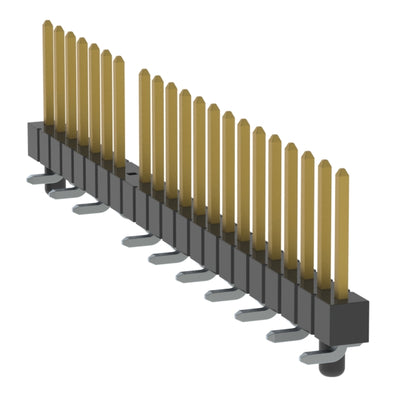 TSM-122-02-L-SV-A-015-TR by Samtec Inc. - CONNECTOR HEADER SMD 22POS 2.54MM