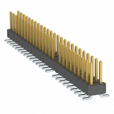 TSM-125-01-SM-DV-019 by Samtec Inc. - CONNECTOR HEADER SMD 50POS 2.54MM