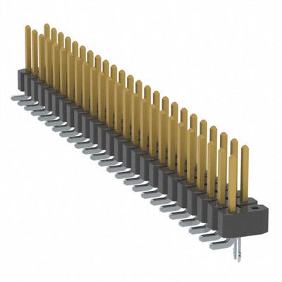 TSM-125-01-L-DV-LC-002 by Samtec Inc. - CONNECTOR HEADER SMD 50POS 2.54MM