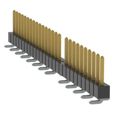 TSM-127-01-L-SV-011 by Samtec Inc. - CONNECTOR HEADER SMD 27POS 2.54MM