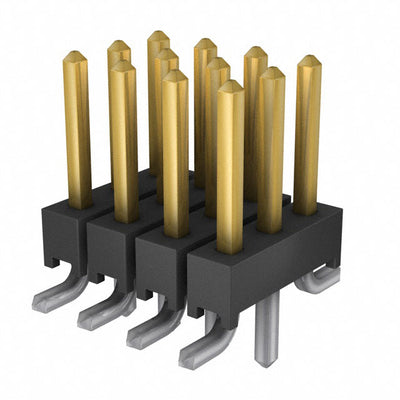 TSM-104-01-S-TM by Samtec Inc. - CONNECTOR HEADER SMD T/H 12POS 2.54MM