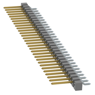 TSM-131-02-L-SH-001 by Samtec Inc. - CONNECTOR HEADER SMD R/A 31POS 2.54MM