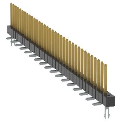 TSM-136-02-L-SV-LC-001 by Samtec Inc. - CONNECTOR HEADER SMD 36POS 2.54MM