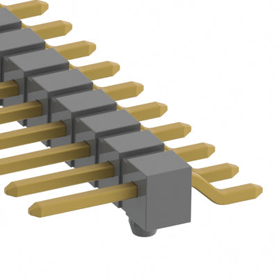 TSM-111-01-G-SH-A by Samtec Inc. - CONNECTOR HEADER SMD R/A 11POS 2.54MM