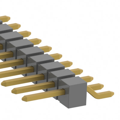 TSM-117-01-G-SH-P-TR by Samtec Inc. - CONNECTOR HEADER SMD R/A 17POS 2.54MM