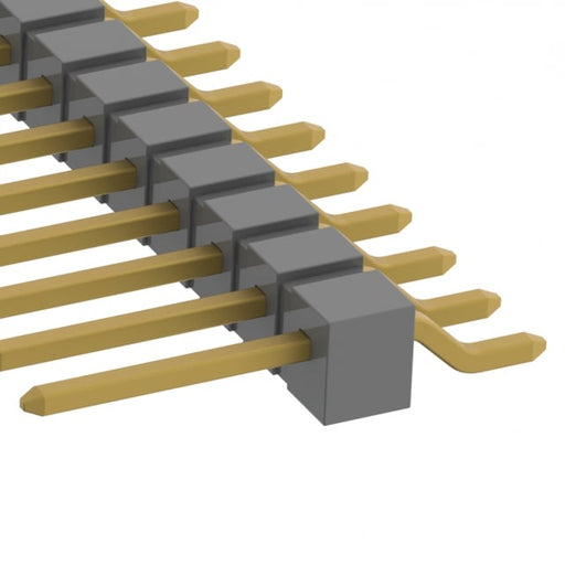 TSM-132-02-G-SH by Samtec Inc. - CONNECTOR HEADER SMD R/A 32POS 2.54MM