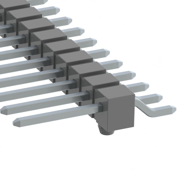TSM-117-02-T-SH-A by Samtec Inc. - CONNECTOR HEADER SMD R/A 17POS 2.54MM