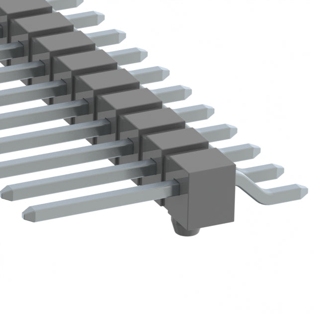 TSM-130-02-T-SH-A by Samtec Inc. - CONNECTOR HEADER SMD R/A 30POS 2.54MM