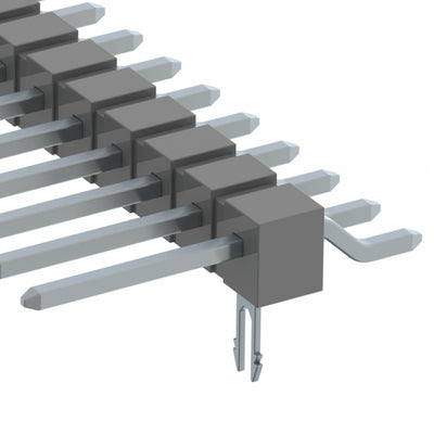 TSM-114-02-T-SH-LC by Samtec Inc. - CONNECTOR HEADER SMD R/A 14POS 2.54MM