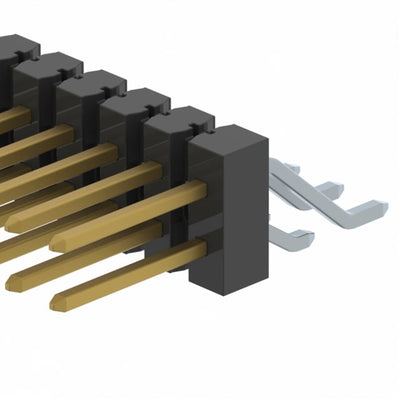 TSM-110-02-F-DH-K-TR by Samtec Inc. - CONNECTOR HEADER SMD R/A 20POS 2.54MM