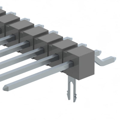 TSM-111-03-T-SH-LC-P by Samtec Inc. - CONNECTOR HEADER SMD R/A 11POS 2.54MM