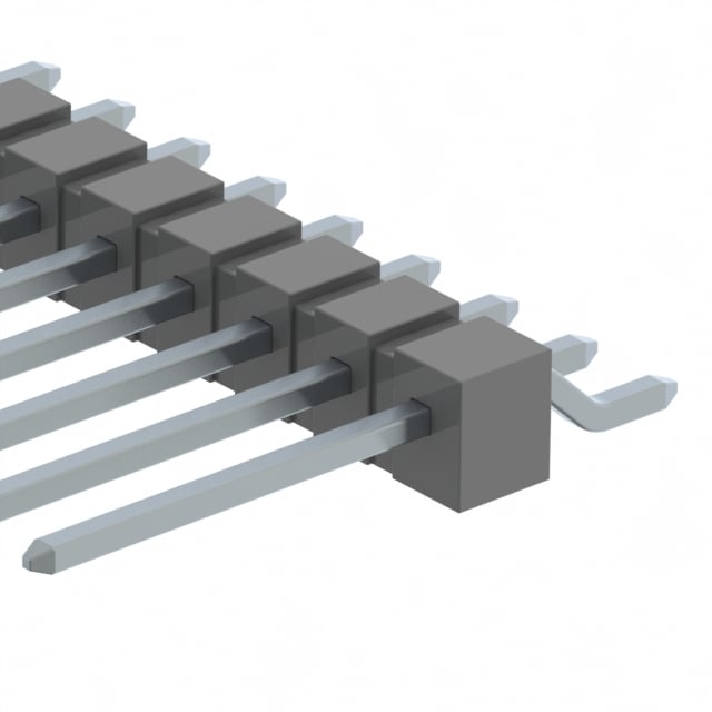 TSM-112-03-T-SH by Samtec Inc. - CONNECTOR HEADER SMD R/A 12POS 2.54MM