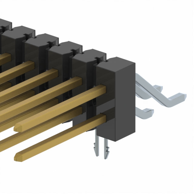 TSM-110-03-L-DH-LC by Samtec Inc. - CONNECTOR HEADER SMD R/A 20POS 2.54MM