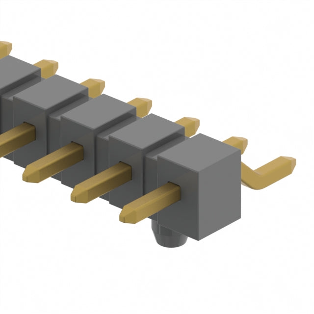 TSM-128-04-G-SH-A by Samtec Inc. - CONNECTOR HEADER SMD R/A 28POS 2.54MM
