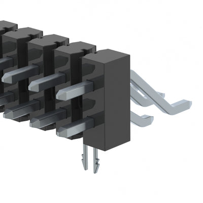 TSM-107-04-T-DH-LC-K-TR by Samtec Inc. - CONNECTOR HEADER SMD R/A 14POS 2.54MM