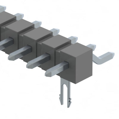 TSM-120-04-T-SH-LC by Samtec Inc. - CONNECTOR HEADER SMD R/A 20POS 2.54MM