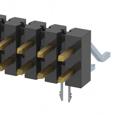 TSM-110-04-L-DH-LC by Samtec Inc. - CONNECTOR HEADER SMD R/A 20POS 2.54MM