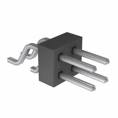 TSM-102-01-T-DH-K-TR by Samtec Inc. - CONNECTOR HEADER SMD R/A 4POS 2.54MM
