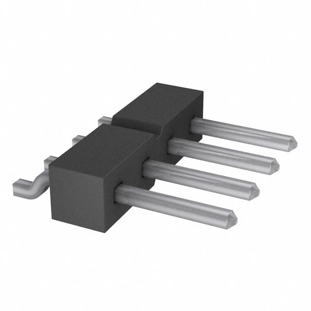 TSM-104-01-T-SH by Samtec Inc. - CONNECTOR HEADER SMD R/A 4POS 2.54MM