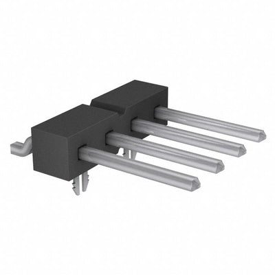 TSM-104-02-T-SH-LC by Samtec Inc. - CONNECTOR HEADER SMD R/A 4POS 2.54MM