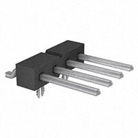 TSM-104-02-T-SH-LC by Samtec Inc. - CONNECTOR HEADER SMD R/A 4POS 2.54MM