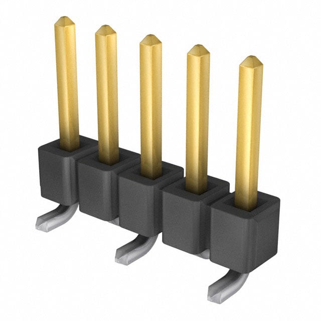 TSM-105-01-F-SV-TR by Samtec Inc. - CONNECTOR HEADER SMD 5POS 2.54MM