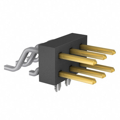 TSM-103-01-S-DH-LC by Samtec Inc. - CONNECTOR HEADER SMD R/A 6POS 2.54MM