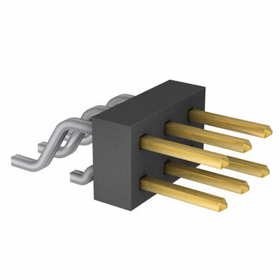 TSM-103-01-L-DH by Samtec Inc. - CONNECTOR HEADER SMD R/A 6POS 2.54MM