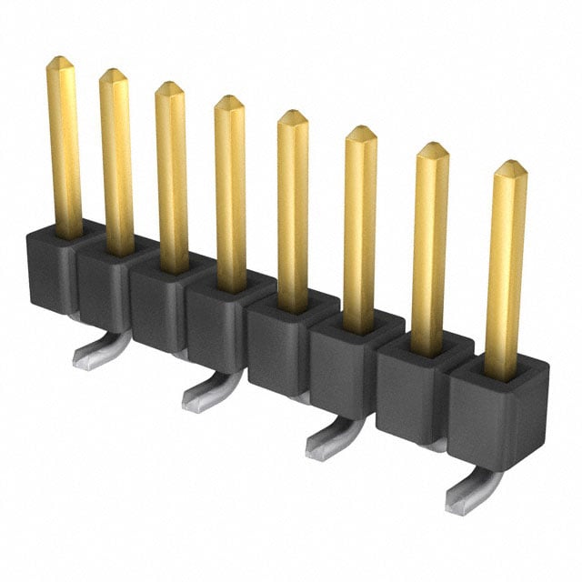 TSM-108-01-L-SV-TR by Samtec Inc. - CONNECTOR HEADER SMD 8POS 2.54MM