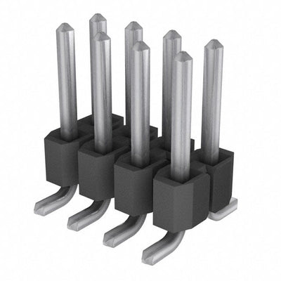 TSM-104-01-T-DV-TR by Samtec Inc. - CONNECTOR HEADER SMD 8POS 2.54MM