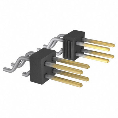 TSM-106-02-S-DH by Samtec Inc. - CONNECTOR HEADER SMD R/A 12POS 2.54MM