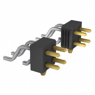 TSM-105-04-S-DH-A-P by Samtec Inc. - CONNECTOR HEADER SMD R/A 10POS 2.54MM