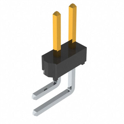TSW-101-08-L-D-RA by Samtec Inc. - CONNECTOR HEADER R/A 2POS