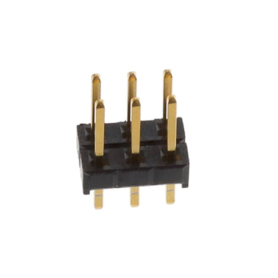 TSW-102-07-G-T by Samtec Inc. - CONNECTOR HEADER VERT 6POS 2.54MM