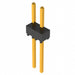 TSW-102-09-G-S by Samtec Inc. - CONNECTOR HEADER VERT 2POS 2.54MM