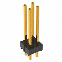 TSW-102-15-G-D by Samtec Inc. - CONNECTOR HEADER VERT 4POS 2.54MM