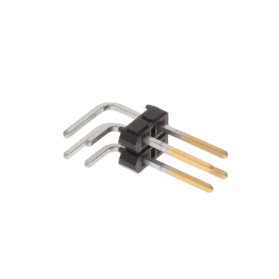 TSW-102-25-L-D-RA by Samtec Inc. - CONNECTOR HEADER R/A 4POS 2.54MM