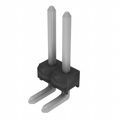 TSW-102-25-T-S-RA by Samtec Inc. - CONNECTOR HEADER R/A 2POS 2.54MM
