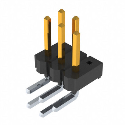 TSW-103-08-F-D-RA-006 by Samtec Inc. - CONNECTOR HEADER R/A 6POS 2.54MM