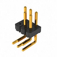 TSW-103-08-G-D-RA-001 by Samtec Inc. - CONNECTOR HEADER R/A 6POS 2.54MM