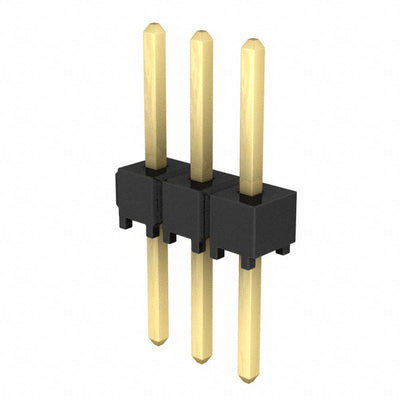 TSW-103-08-G-S by Samtec Inc. - CONNECTOR HEADER VERT 3POS 2.54MM