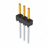 TSW-103-09-S-S by Samtec Inc. - CONNECTOR HEADER VERT 3POS 2.54MM