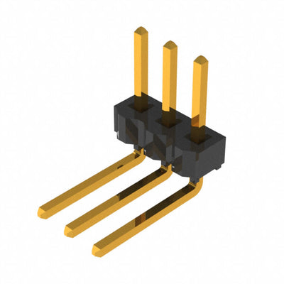 TSW-103-09-G-S-RA by Samtec Inc. - CONNECTOR HEADER R/A 3POS 2.54MM