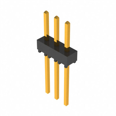 TSW-103-09-G-S by Samtec Inc. - CONNECTOR HEADER VERT 3POS 2.54MM