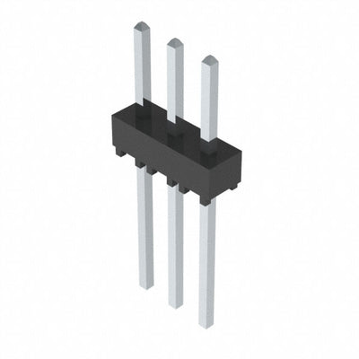 TSW-103-09-T-S by Samtec Inc. - CONNECTOR HEADER VERT 3POS 2.54MM
