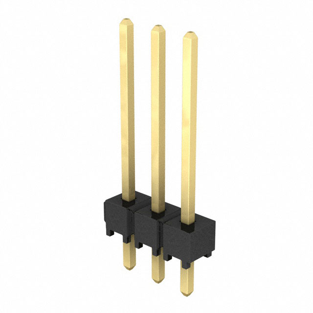 TSW-103-15-G-S by Samtec Inc. - CONNECTOR HEADER VERT 3POS 2.54MM