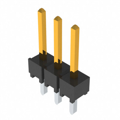 TSW-103-24-S-S by Samtec Inc. - CONNECTOR HEADER VERT 3POS 2.54MM