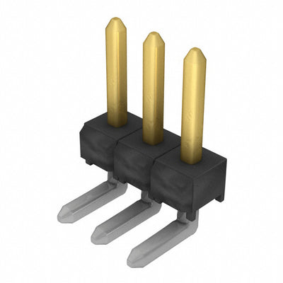 TSW-103-25-S-S-RA by Samtec Inc. - CONNECTOR HEADER R/A 3POS 2.54MM