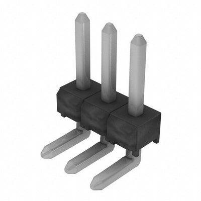 TSW-103-25-T-S-RA by Samtec Inc. - CONNECTOR HEADER R/A 3POS 2.54MM
